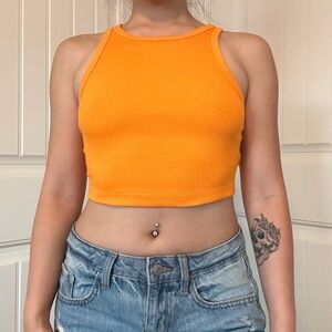 Wild Fable Vibrant Orange Tank Top